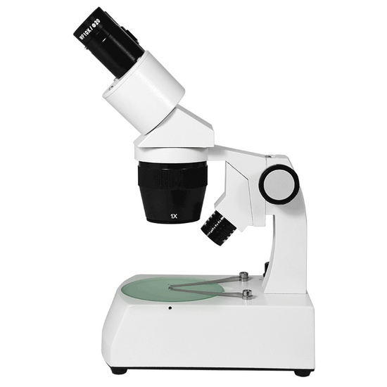 10X/30X Widefield Stereo Microscope, Binocular, Track Stand, LED Top and Bottom Light, Bright Field