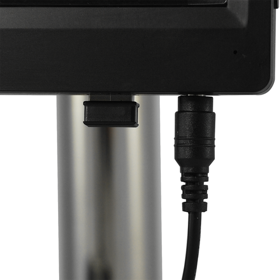 0.35X-2.25X Industrial Inspection Video Zoom Microscope, Boom Stand + LCD Display Digital Camera 10 in. Monitor