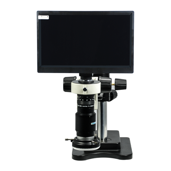 1-6X 2.0 Megapixels CMOS LED Light Ball Bearing Boom Stand Video Zoom Microscope MZ02110454