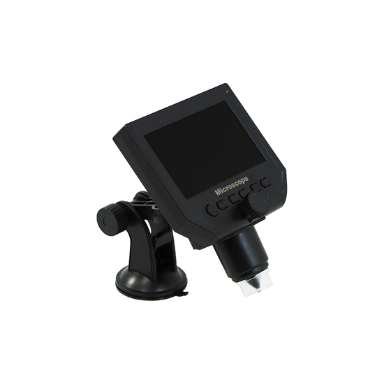1-600X LED Digital Coin Microscope, HD 4.3 inch LCD Screen, 3.6 MP, Portable