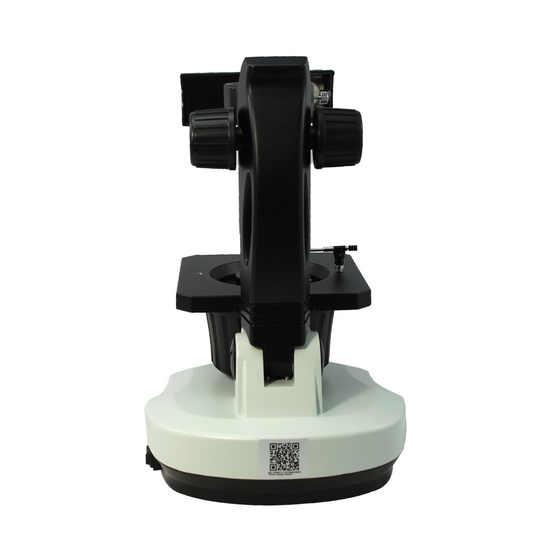 Jewelry Gem Microscope Stand, 76mm Focus Rack, Top and Bottom Light, Fluorescent and Halogen