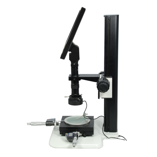 0.35-2.25X 2.0 Megapixels CMOS LED Light Track Stand XY Stage Travel Distance 2x2″ Measurement Microscope MS02030112