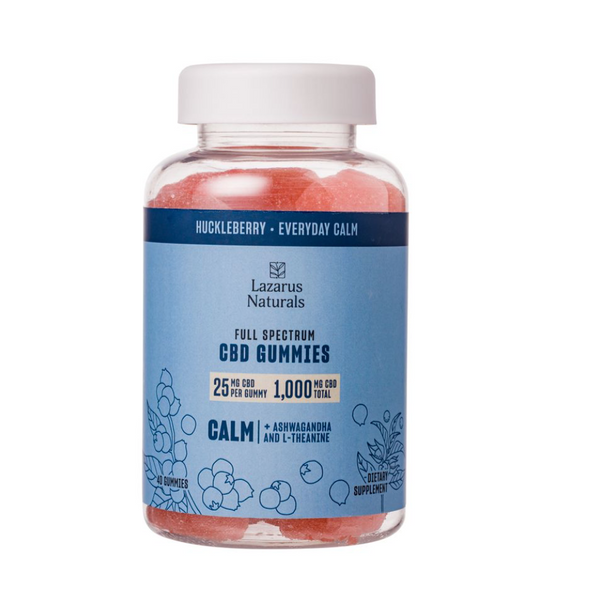 Huckleberry Ashwaghanda Calming CBD Gummies (1000mg)