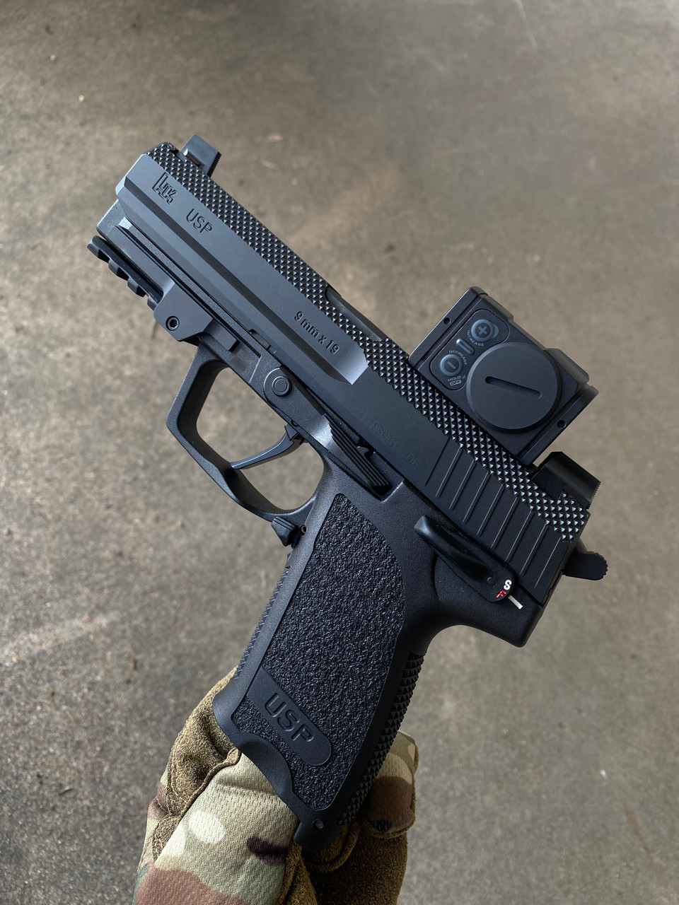 LWS USP Chainsaw Slide Cutting Service | HK USP 9 Slide Milling