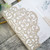 Elegant Ivory Tri-fold Laser Cut Pocket Invitation Suite - Invitation, Laser Cut Pocket, RSVP Card & Envelopes