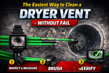 The Easiest Way to Clean a Dryer Vent — Without Fail (rod and brush addition)