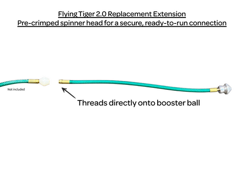 Replacement Flying tiger 2.0  extension with spinner
