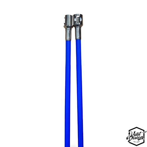 Vent Vision 11/32 inch Sweet Spot dryer vent cleaning rod with stainless steel fittings