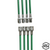 Vent Vision blue 5/16 inch flexible dryer vent cleaning rod single with button fitting