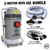 Vent Vision 2-motor HEPA vacuum with 90 mm inlet, 12-foot by 3-inch hose and Vac Vision Y Adapter, plus 10-foot by 2-inch hose and Vac Vision Mini.
