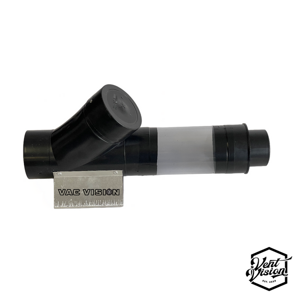 Dryer vent cleaning vacuum adaptor