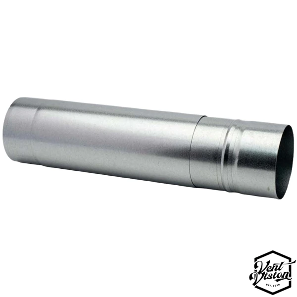 E-Z Vent 26-Gauge Galvanized Steel Dryer Vent Pipe