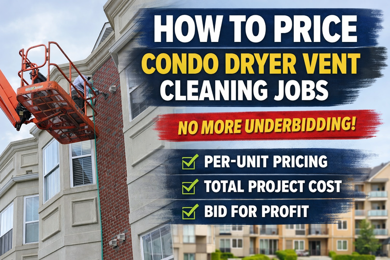 How to Price and Bid Condo Dryer Vent Cleaning Jobs (Step by Step Guide)
