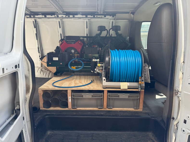 Big Bertha: The Ultimate Compact Air Compressor for Dryer Vent Cleaning Pros