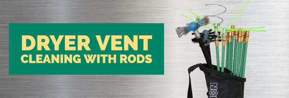 Dryer vent cleaning rod kits