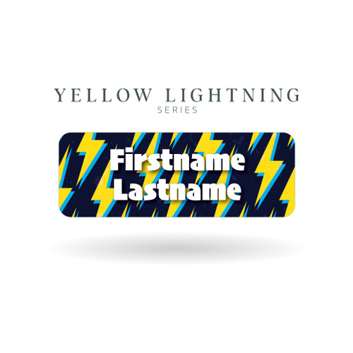 Lightning Yellow Series Name Labels