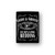 Black Whiskey Wedding Stubby Holder