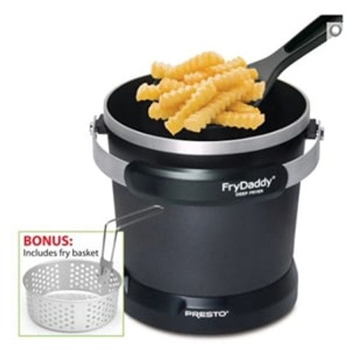 includes a bonus fry basket and lift-and-drain scoop