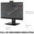 1080p Webcam Monitor 90W USB-C, RJ45, 40 Degree Tilt