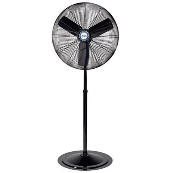 30" Oscillating Industrial Pedestal Fan, 3-Speed