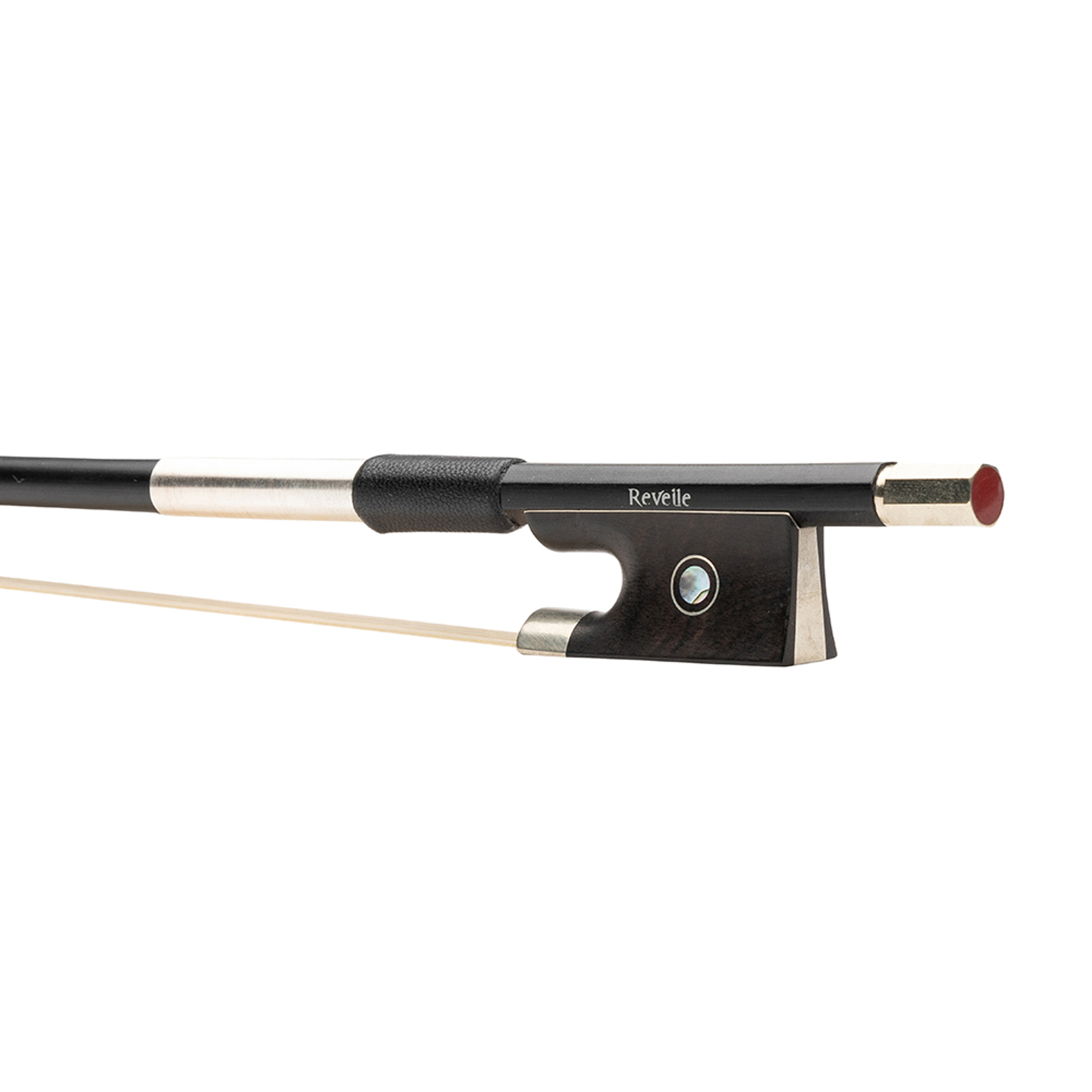 Revelle Rook Violin Bow frog view