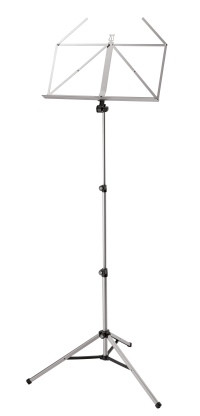 10065 Topline Folding Music Stand, Nickel-colored