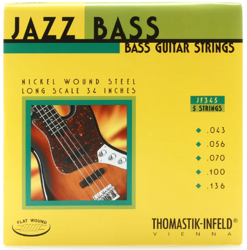JF34136 - Jazz Flat Wound Bass Low B