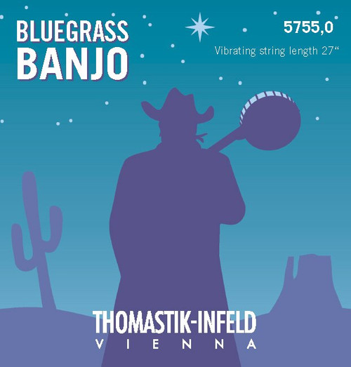 5755.5 - Thomastik Bluegrass Banjo G (V) Ball End
