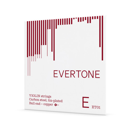 ET01 - Evertone Violin E String, carbon steel, tin-plated
