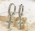 Exquisite Divine Protection Cross Drop Earrings – Lightweight & Divine - Available in Gold or Silver