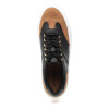 Black/Tan Nappa Suede