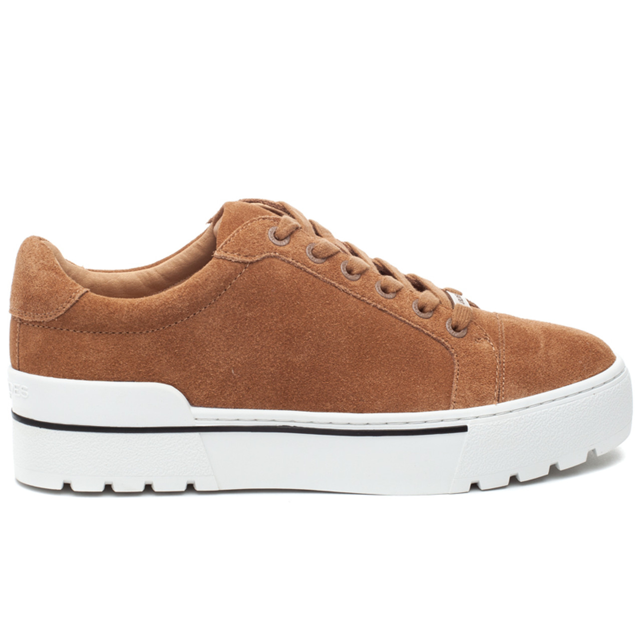 tan suede sneakers