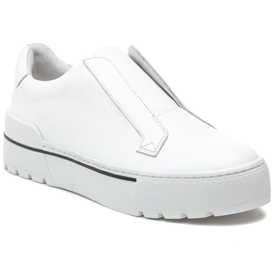 NYRIE White Leather - JSlides