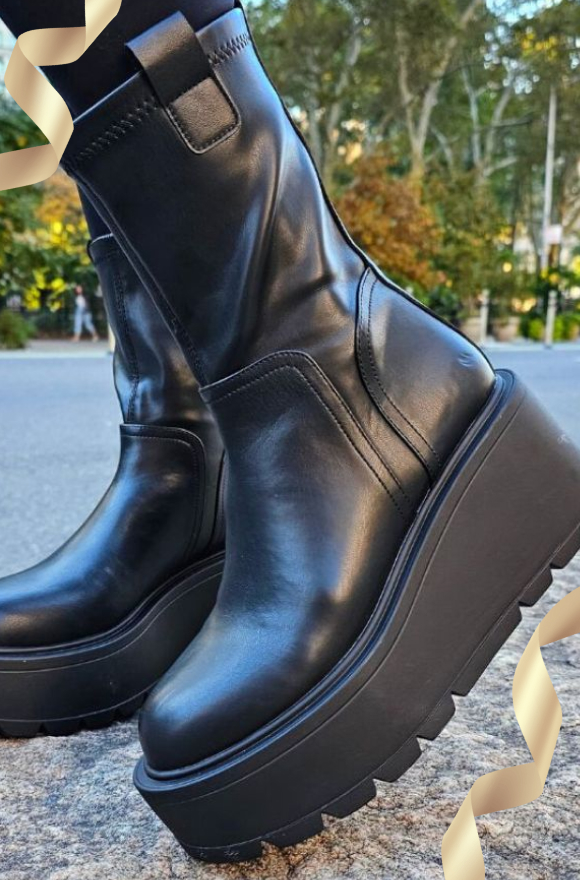 Luxe in Leather -
          Shoe
