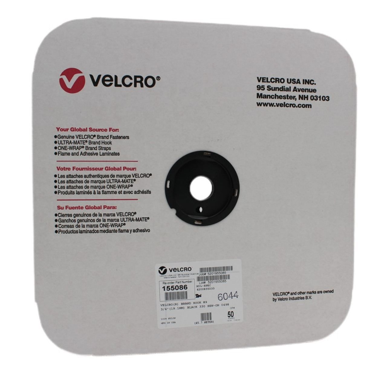 3/4 VELCRO® Brand Mil-Spec fasteners sold by Industrial Webbing Corp.