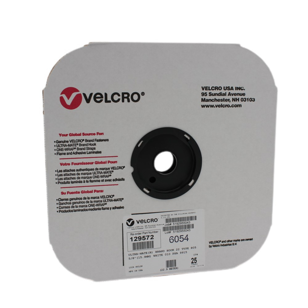 VELCRO® Brand Low Profile Adhesive backed Hook & Loop