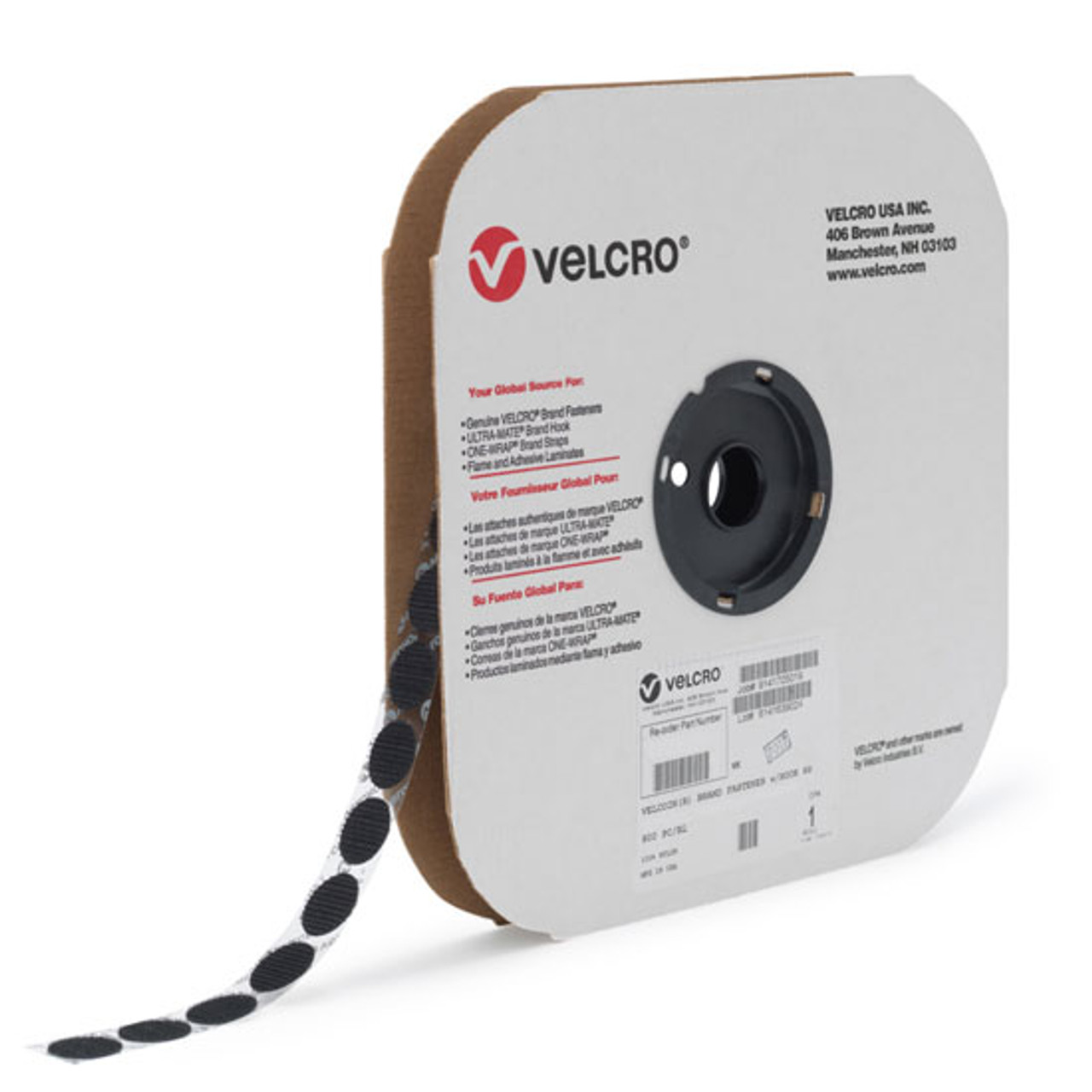 VELCRO® Brand Adhesive Tape 1/2 x 25 yards sold by INDUSTRIAL WEBBING CORP