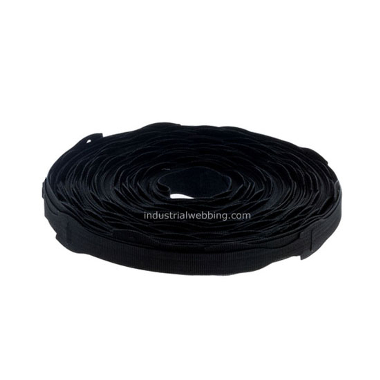 VELCRO® Brand Qwik Tie Straps - 3/4 x 8 Roll- Black or White