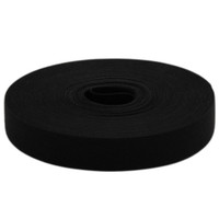 ULTRA THIN VELCRO TAPE BLACK 1 X 3' 