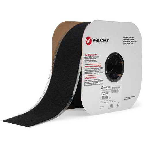  Velcro Sticky Back 3/4-Inch by 25-Yard Loop Tape, Black :  Velcro Roll : Office Products