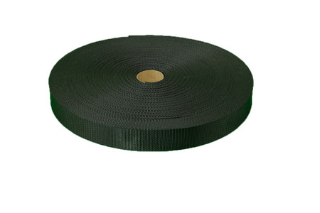 1 2 1.5 3/4 Inch Polypropylene Webbing Black Nylon Strap 5/10/25 yard