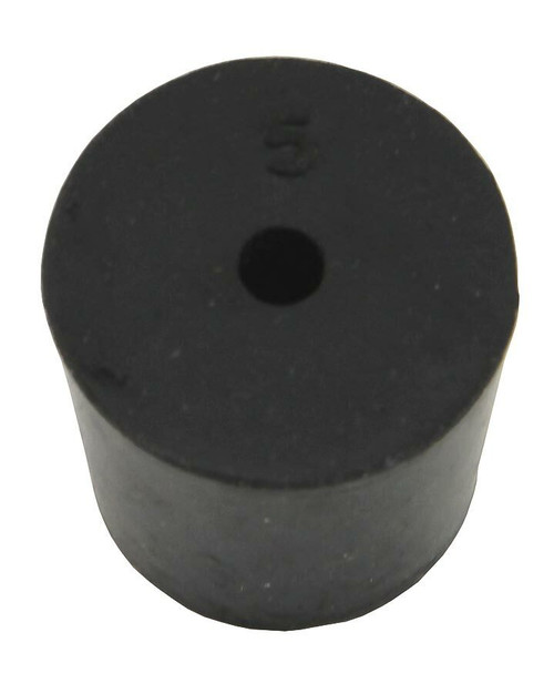 Rubber Stopper, #5, 1-hole