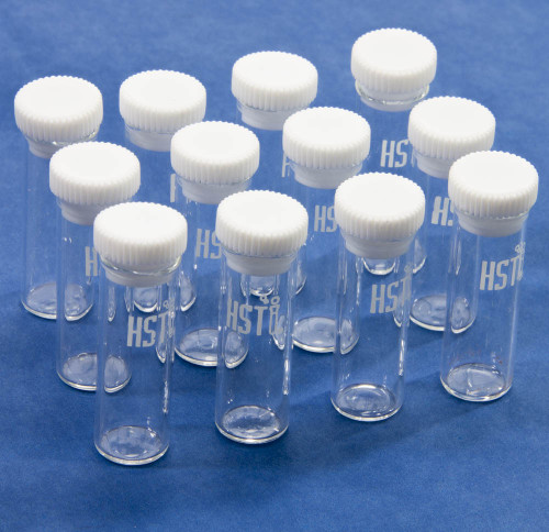 Collecting Vials, glass, 1 dram, 12 pack
