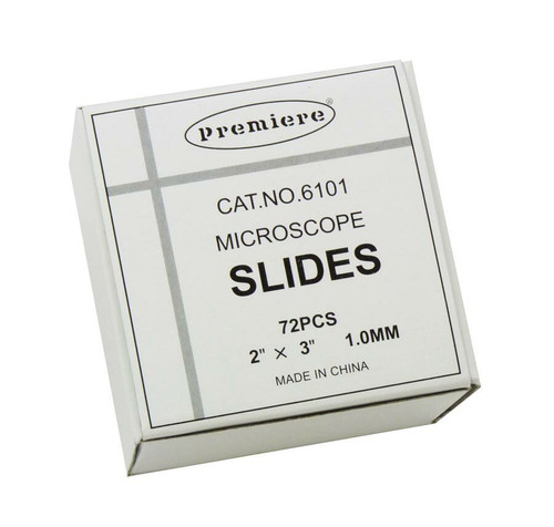 Microscope Slides, 3" x 2", 72 pack