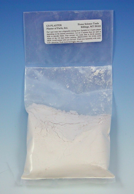 Plaster of paris, 4 oz.