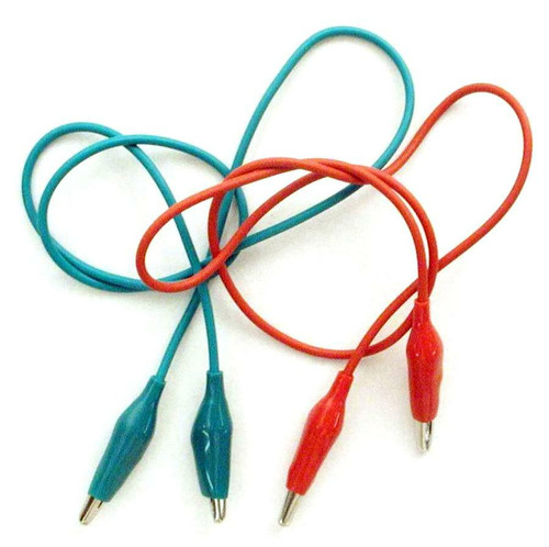Alligator Clip Leads, 2 pack