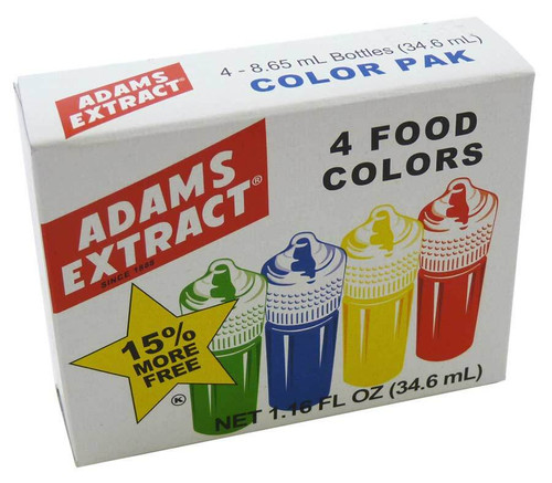 Food Coloring, 4 colors
