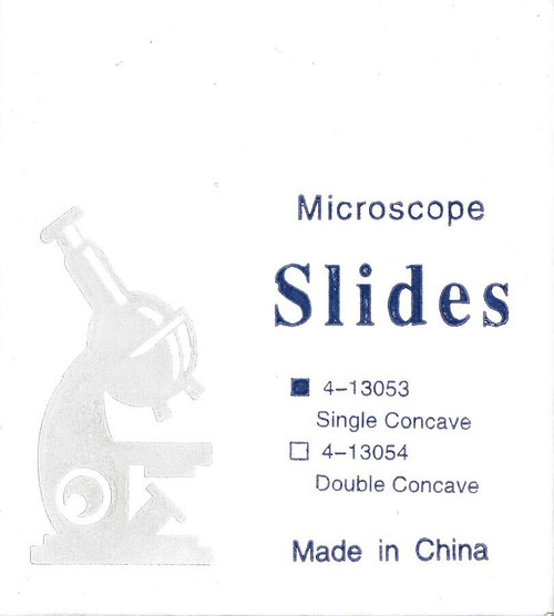 Slides, single concavity, 72 /pack