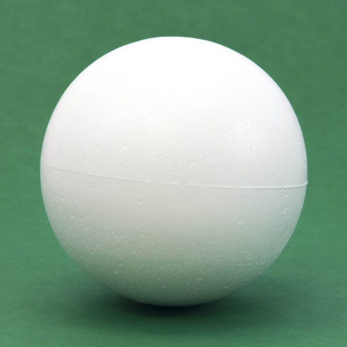Styrofoam ball, 4" diameter, individual