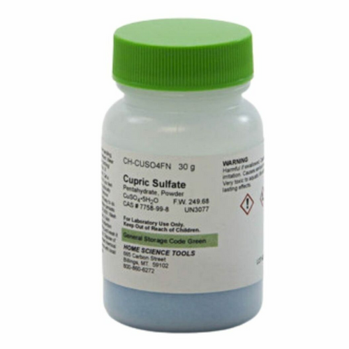 Copper II Sulfate (Cupric), 30 g, powder